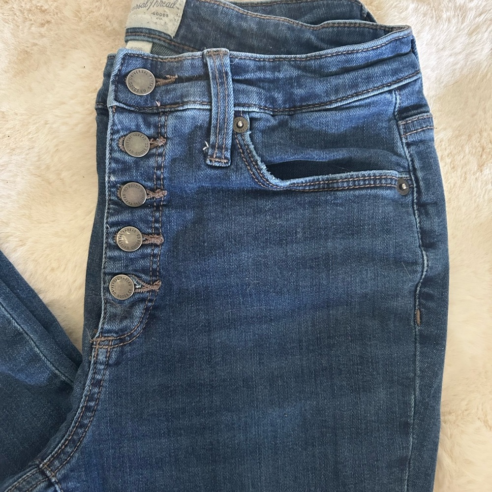 Universal Thread Dark Blue Skinny Jeans - Picture 4 of 8